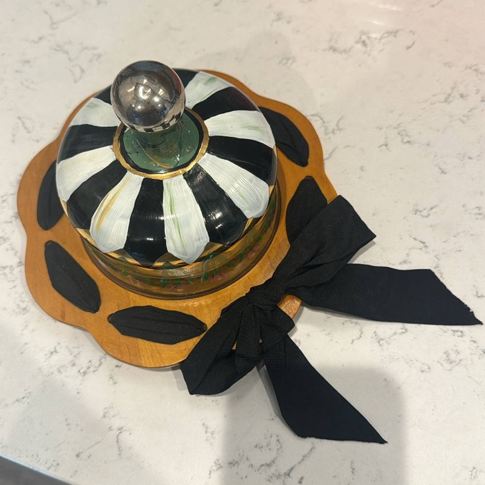 Mackenzie Childs Vintage Cheese Dome